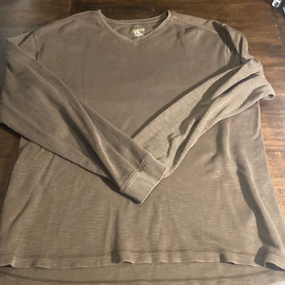 Pronto Uomo Thermal waffle weave long sleeve shirt XL